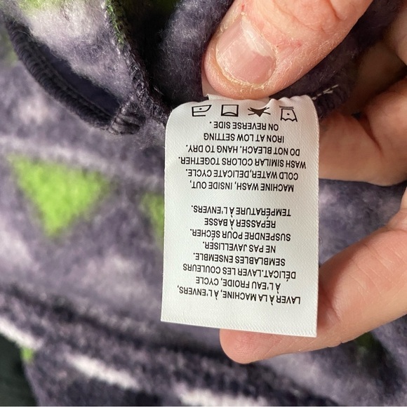 HYBA Sherpa Fleece cabincore Quarter Pullover with Raglan Sleeves sz Large - Picture 14 of 16